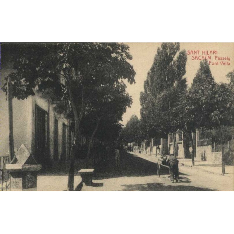 Sant Hilari Sacalm, Passeig Font vella