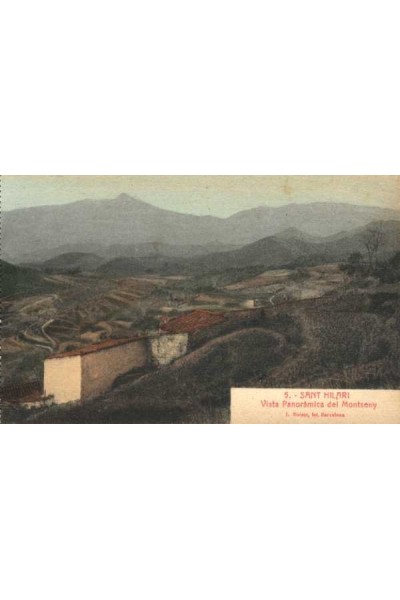 Sant Hilari Sacalm, Vista panoràmica del  Montseny