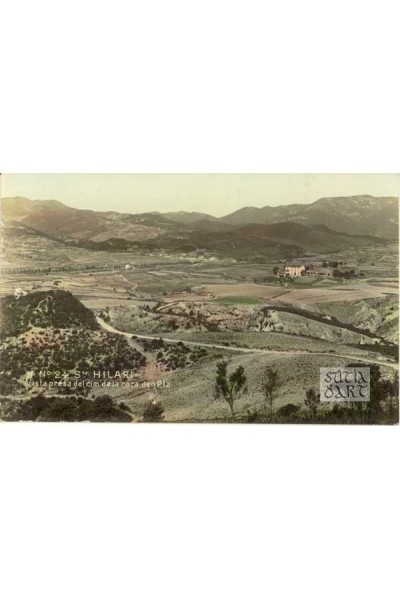 Sant Hilari Sacalm, Vista presa del cim de la Roca d'en Pla