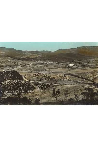 Vista presa del cim de la Roca d'en Pla, Sant Hilari Sacalm